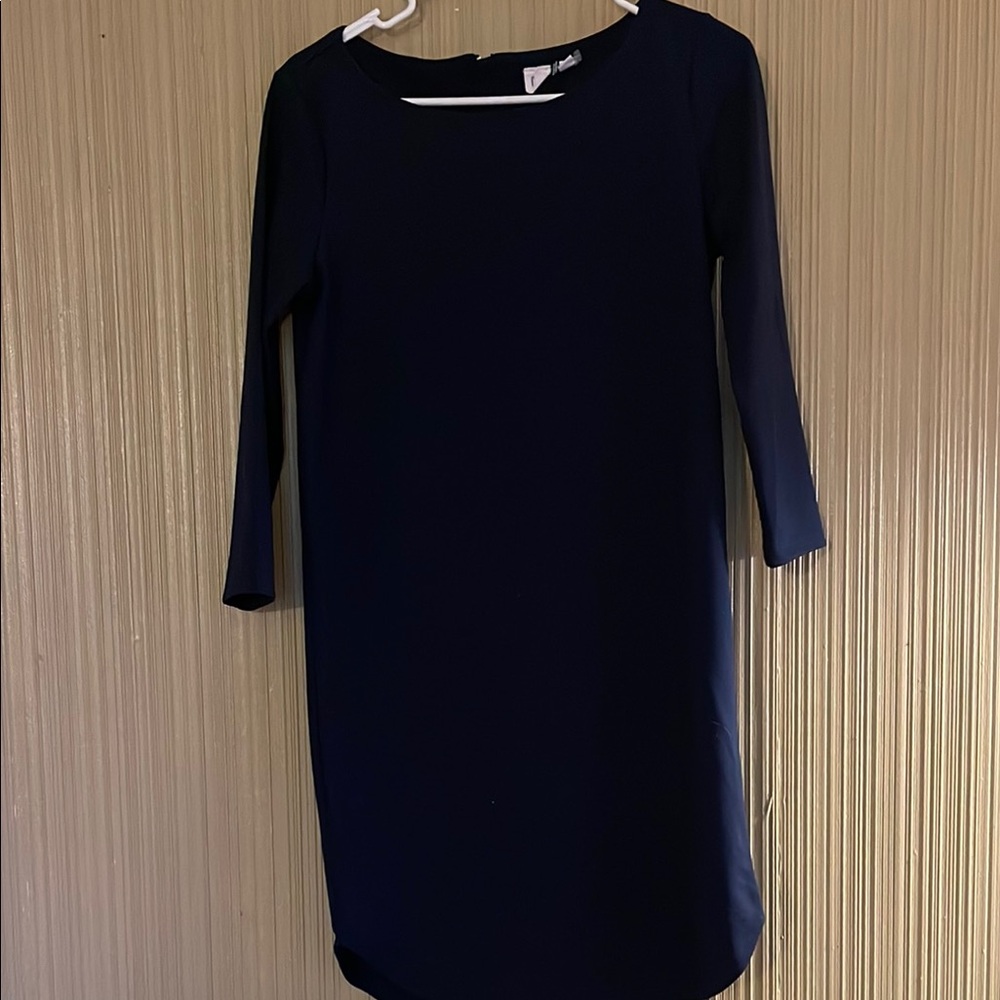 Elegant Navy Blue Dress